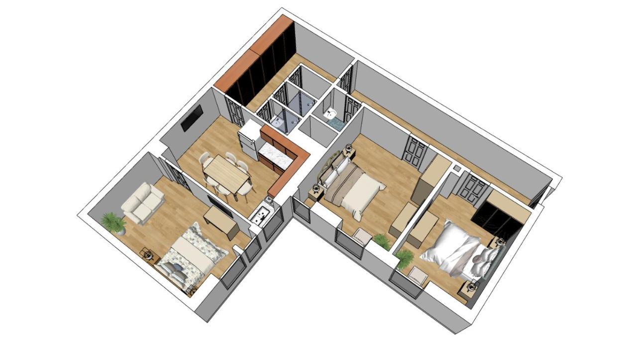 Flatista Homes - Central Station - 3Br Monachium Zewnętrze zdjęcie
