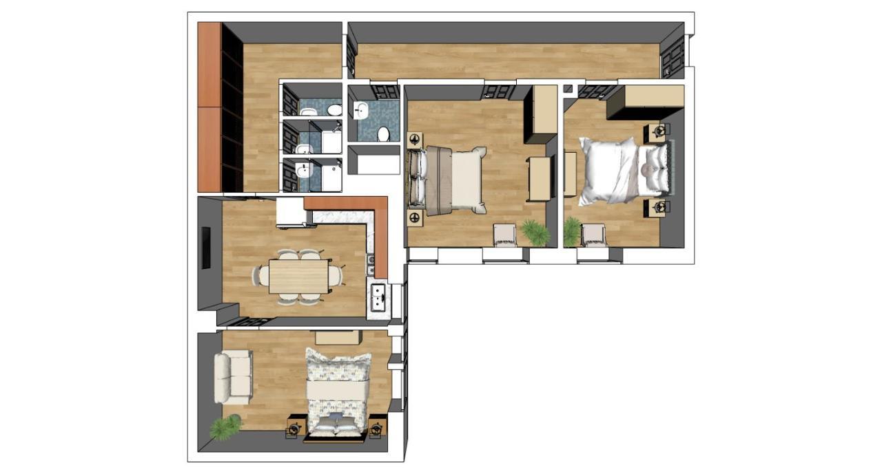 Flatista Homes - Central Station - 3Br Monachium Zewnętrze zdjęcie